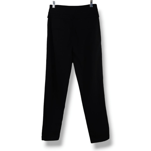 NWT Pistola Kori High Waisted Pleated Trouser Pants Sz. 27x29 Night Shift Black - Picture 3 of 10